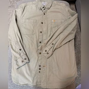 Carhartt Button Up, Tan, Men’s Medium, Worn Once